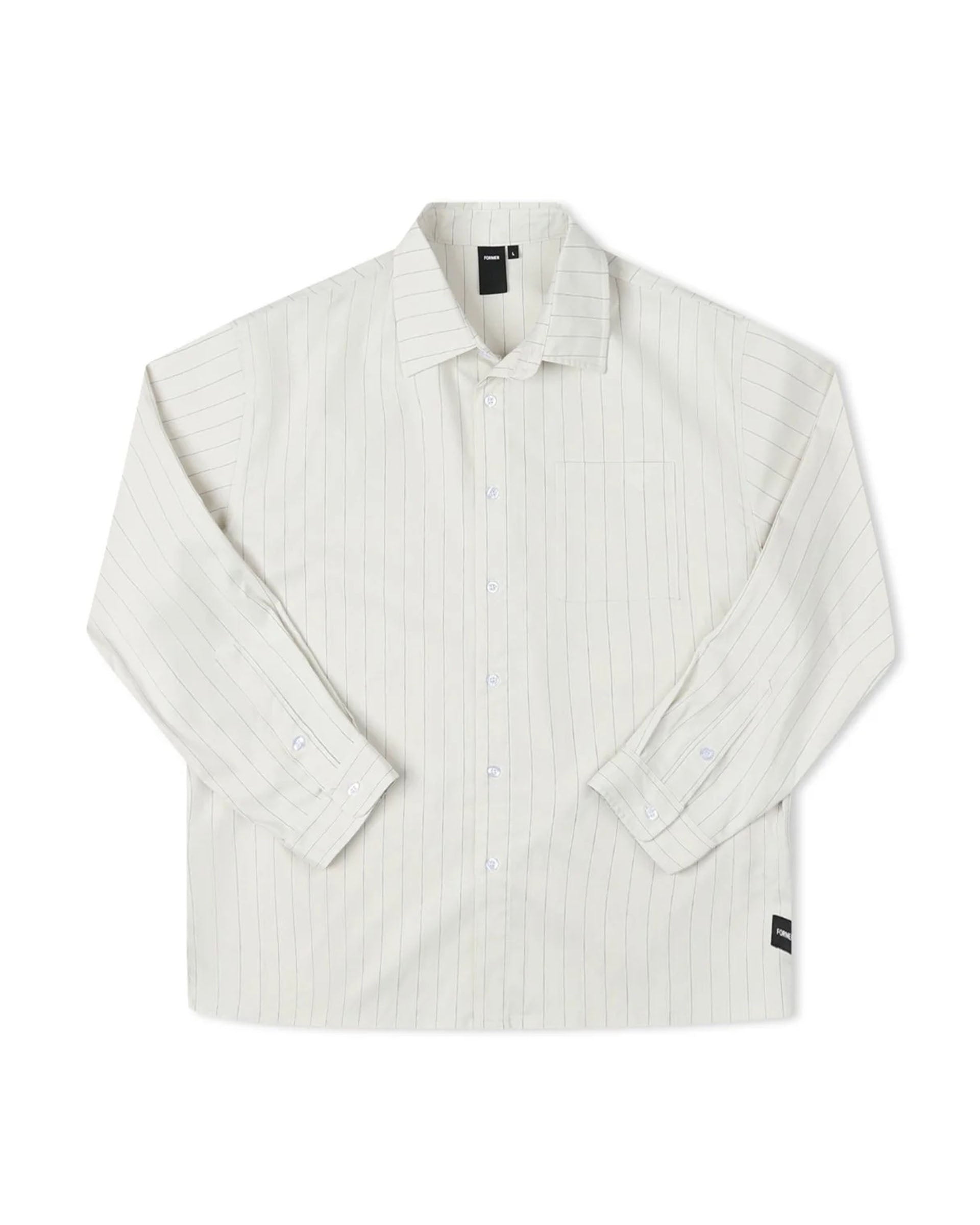 Former Men's Anderson Long Sleeve Shirt - Bone