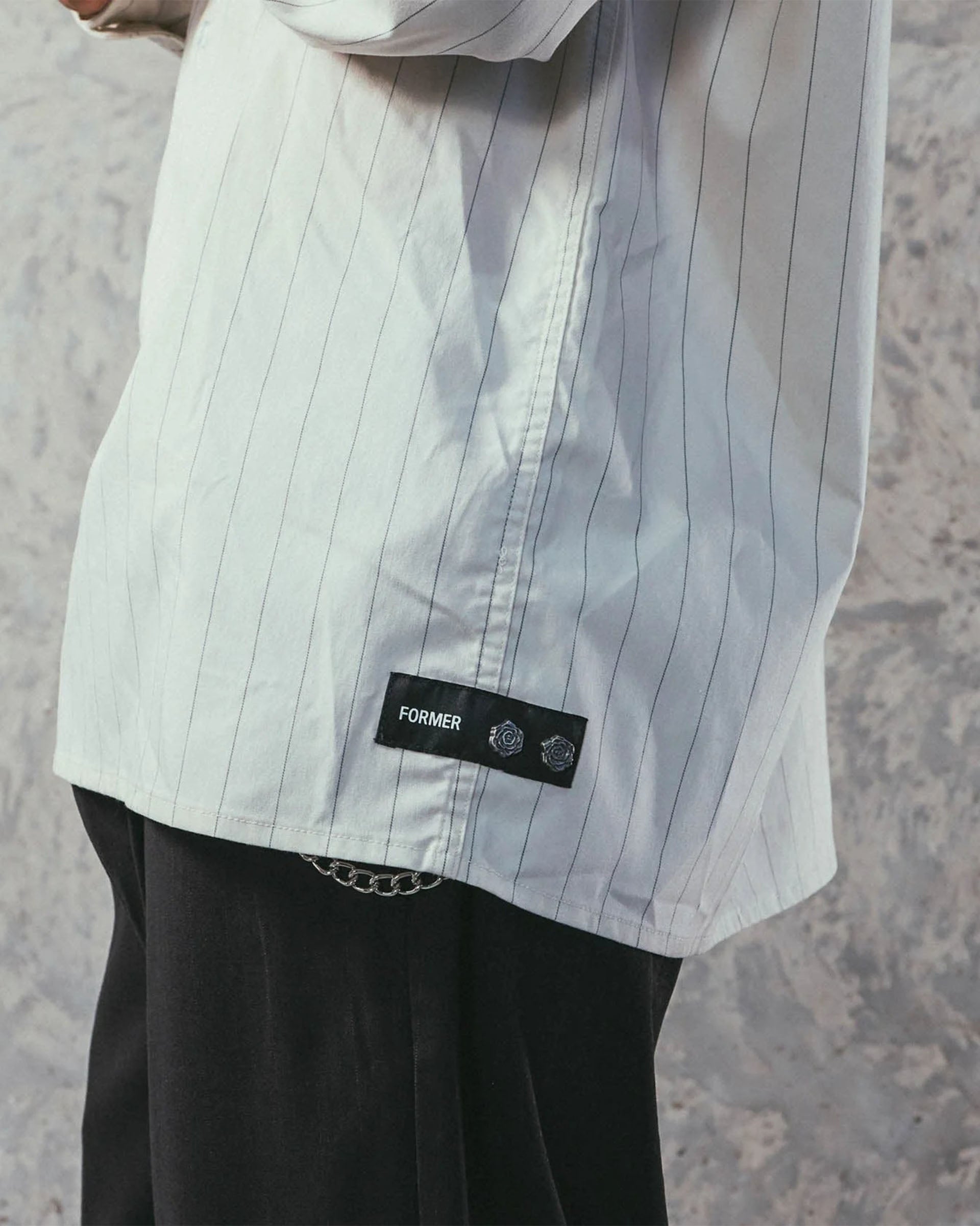 Former Men's Anderson Long Sleeve Shirt - Bone