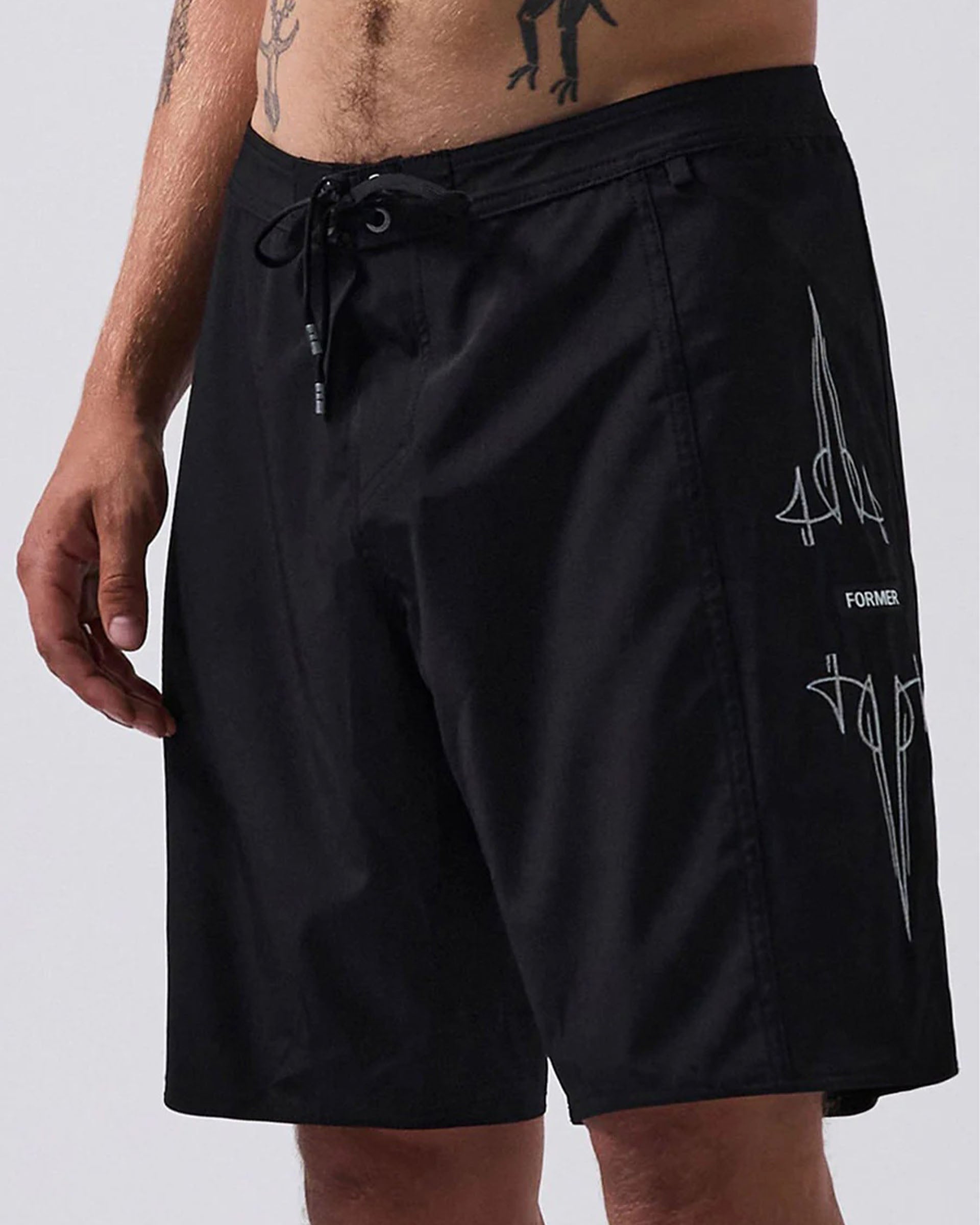 Former B Howard 19" Swim Trunk - Black