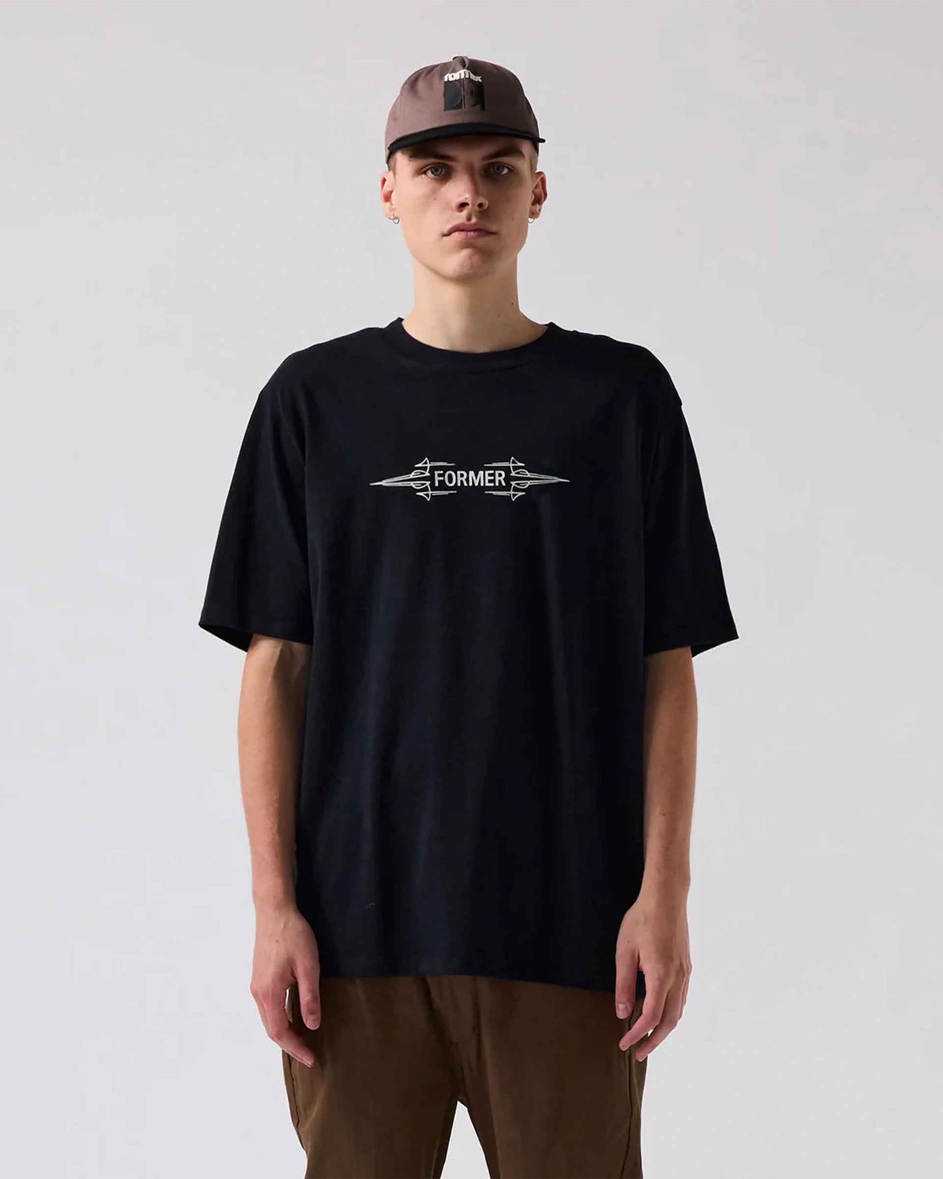Former Chrome B Howard Short Sleeve T-Shirt - Black