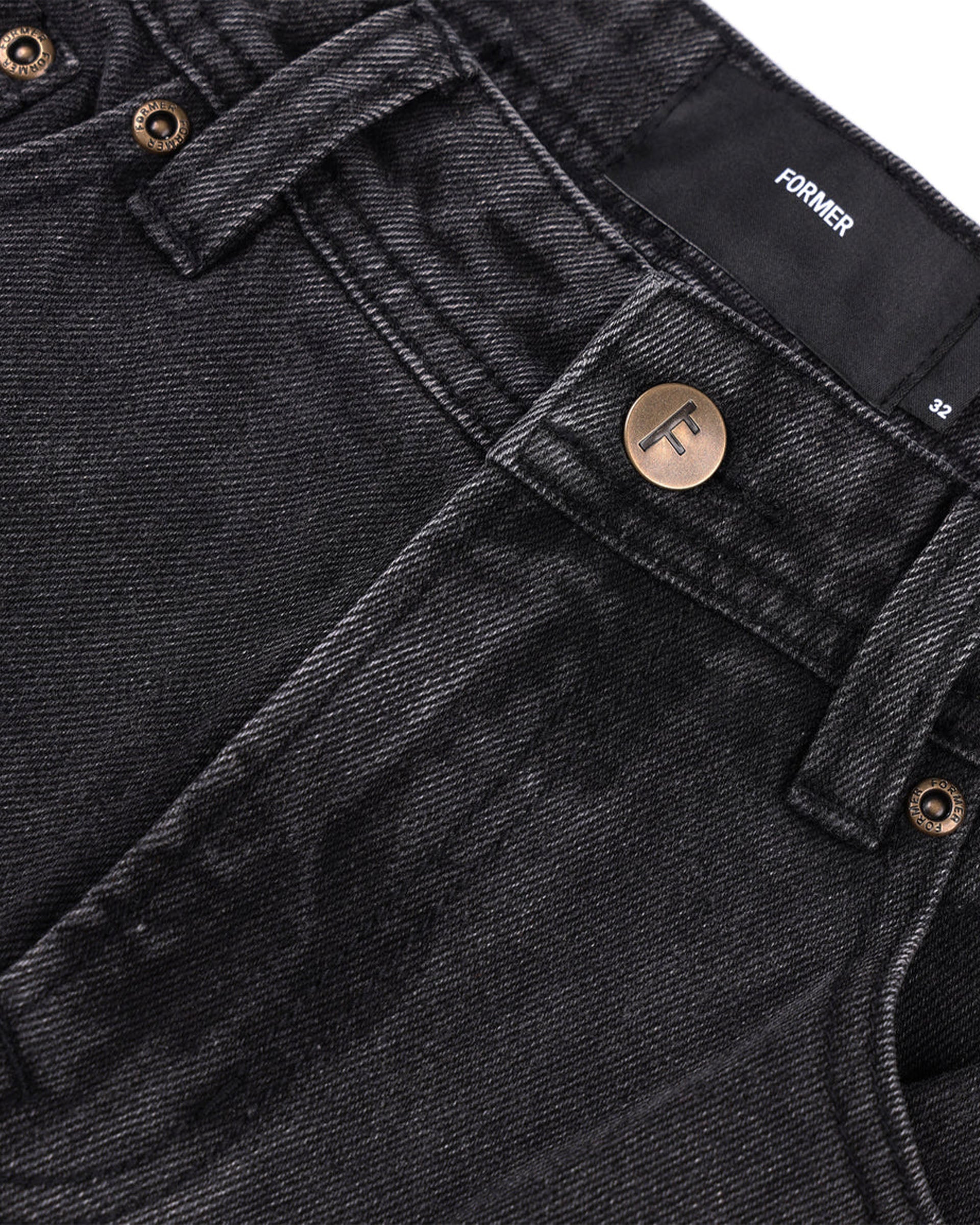Former Crux Denim Pant - Washed Black
