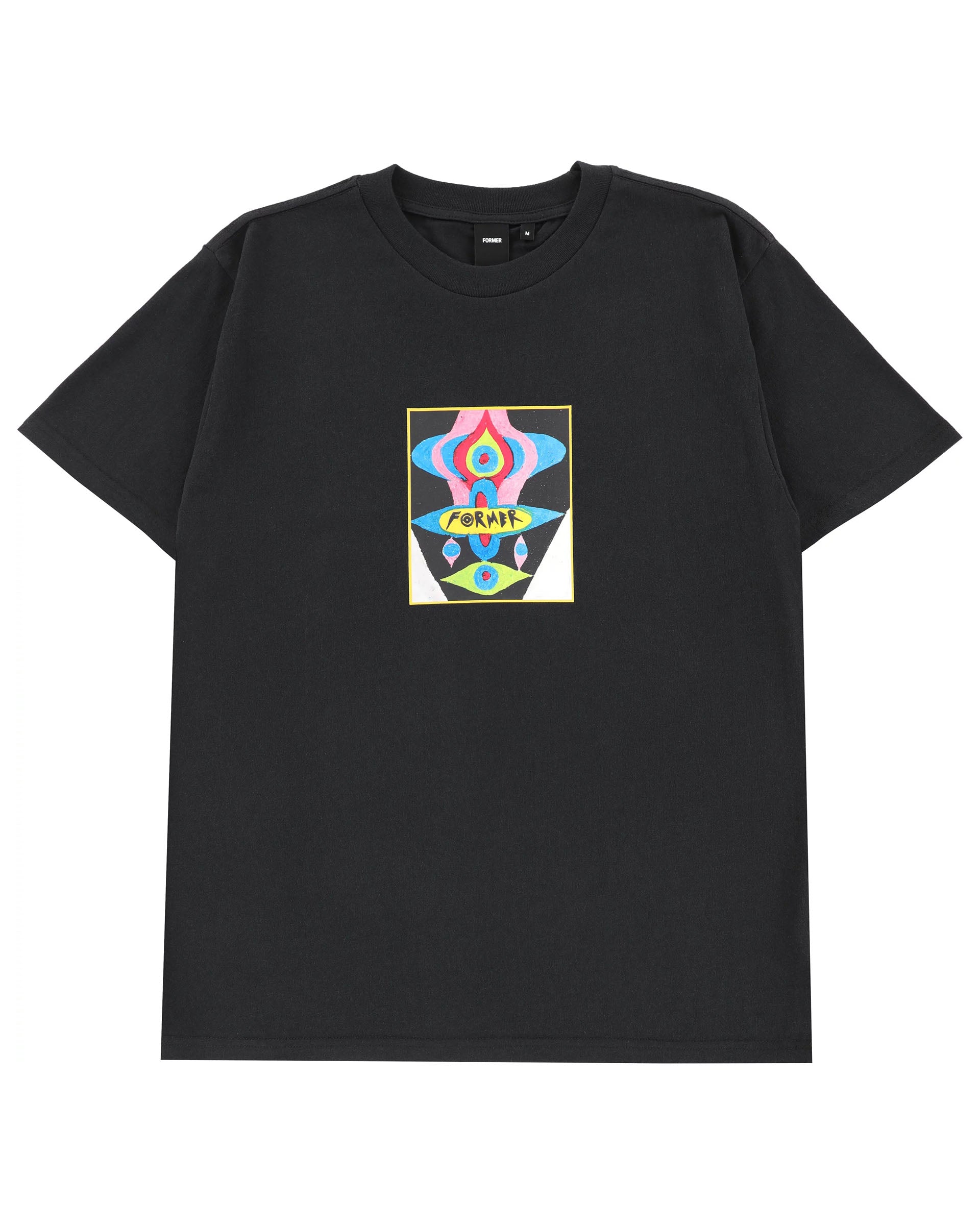 Former Droid Pastel Short Sleeve T-Shirt - Black