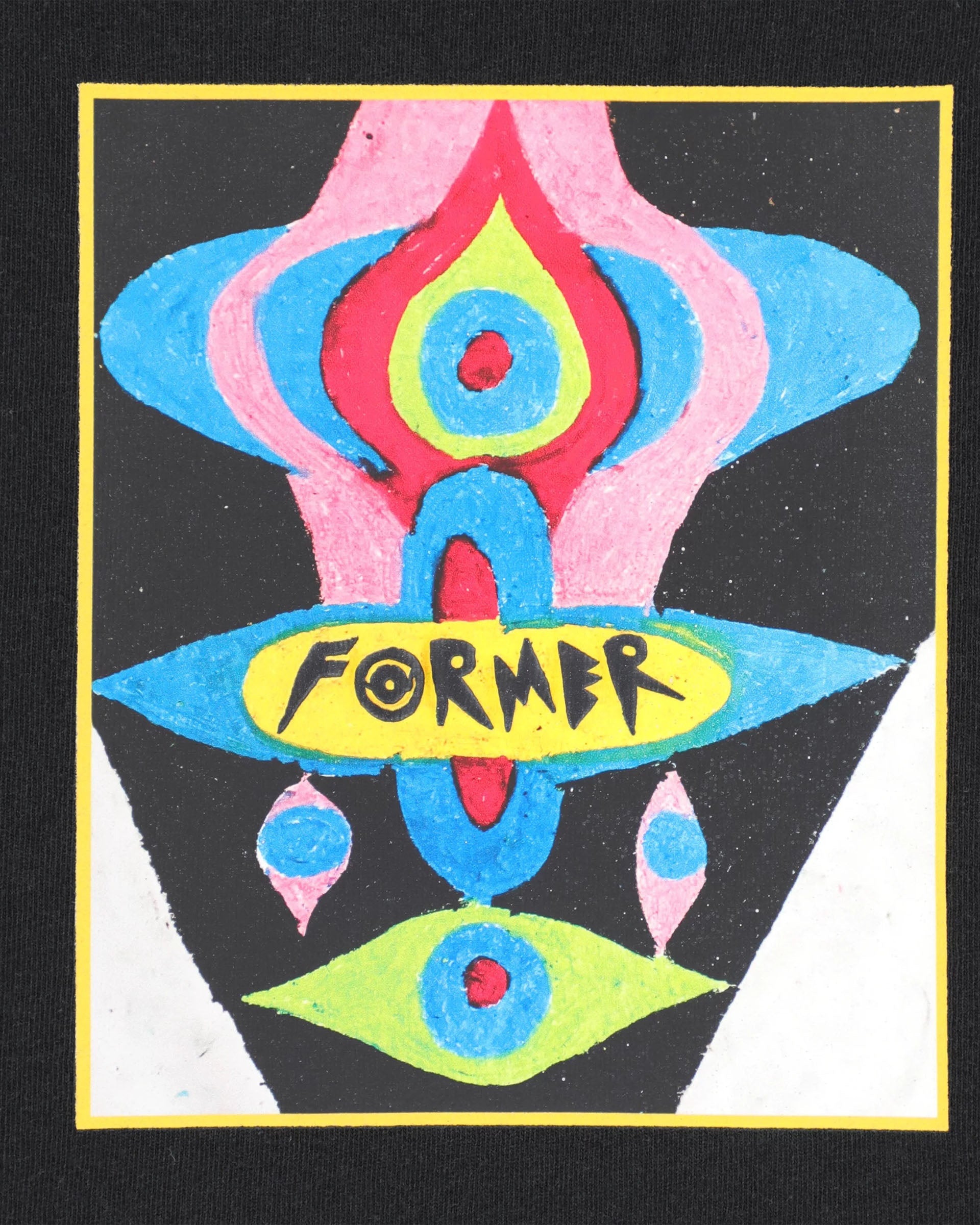 Former Droid Pastel Short Sleeve T-Shirt - Black