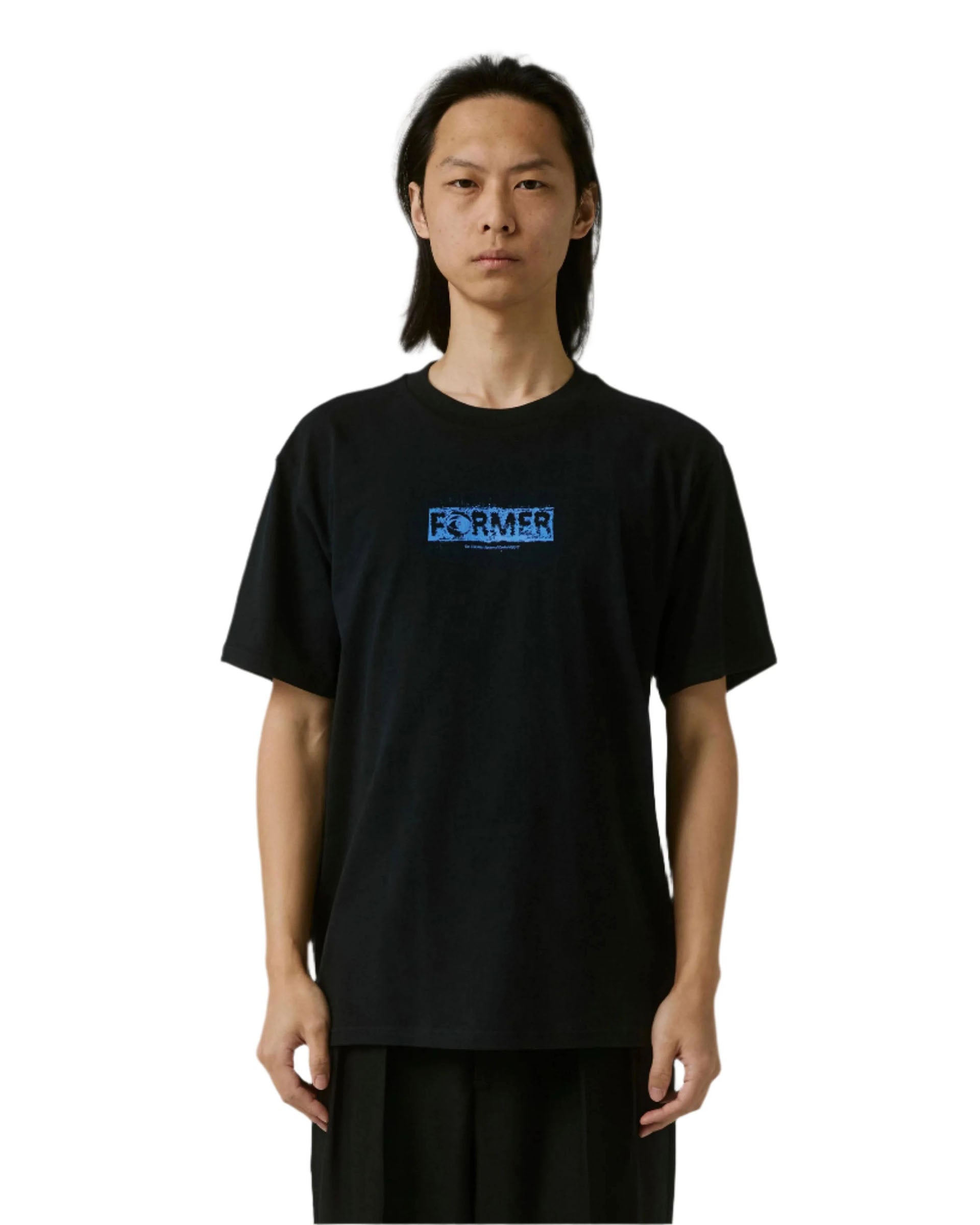 Former Exposed Short Sleeve T-Shirt - Black