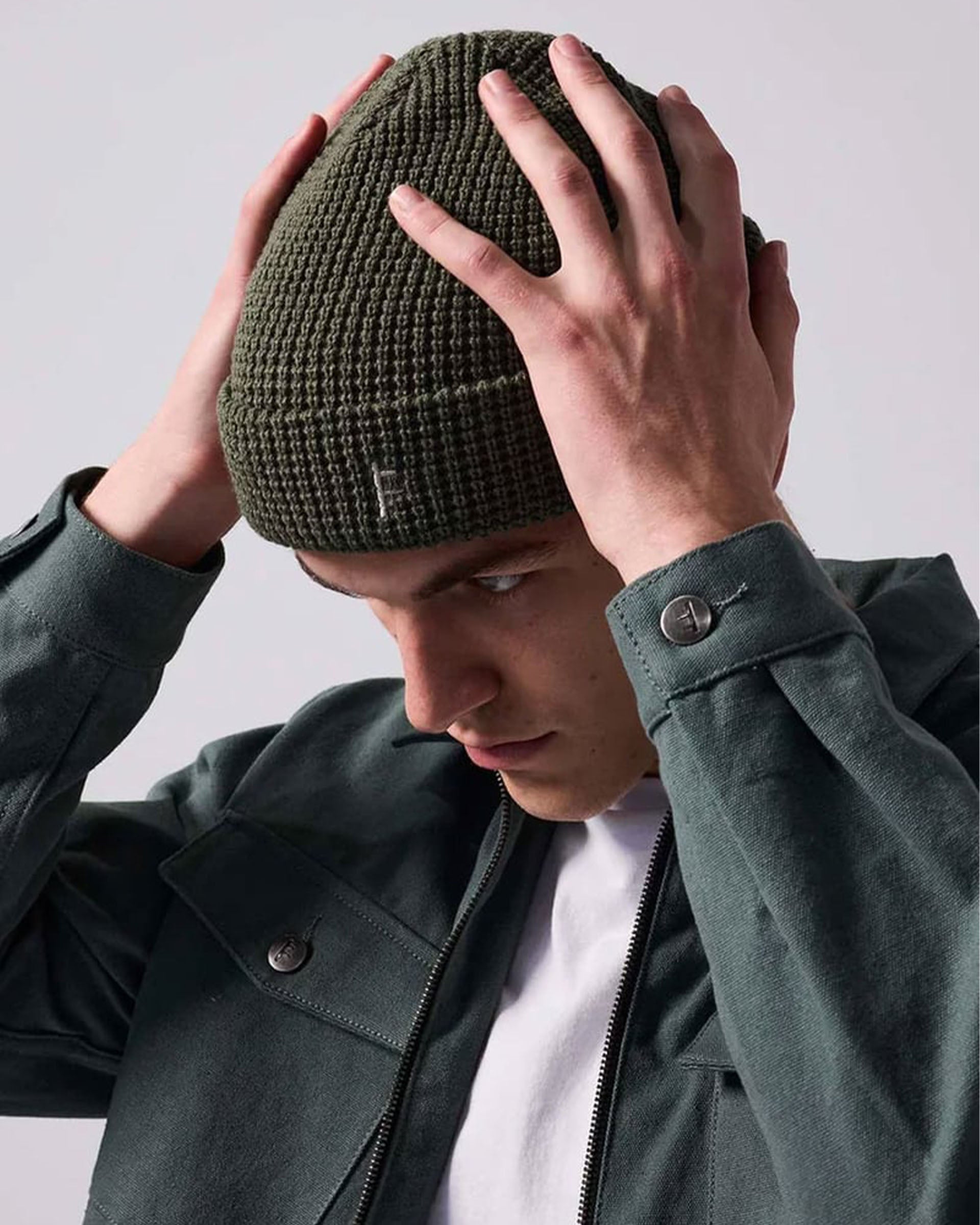 Former Franchise Waffle Beanie - Army