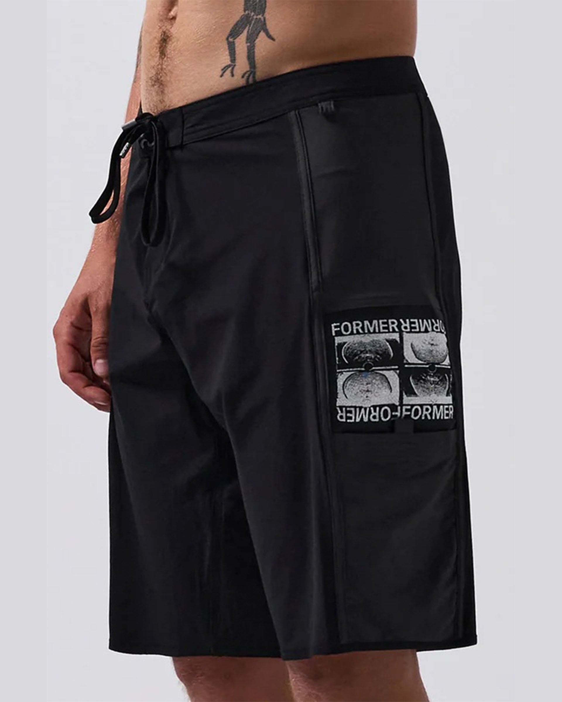 Former Manners 20" Trunks - Black/Grey