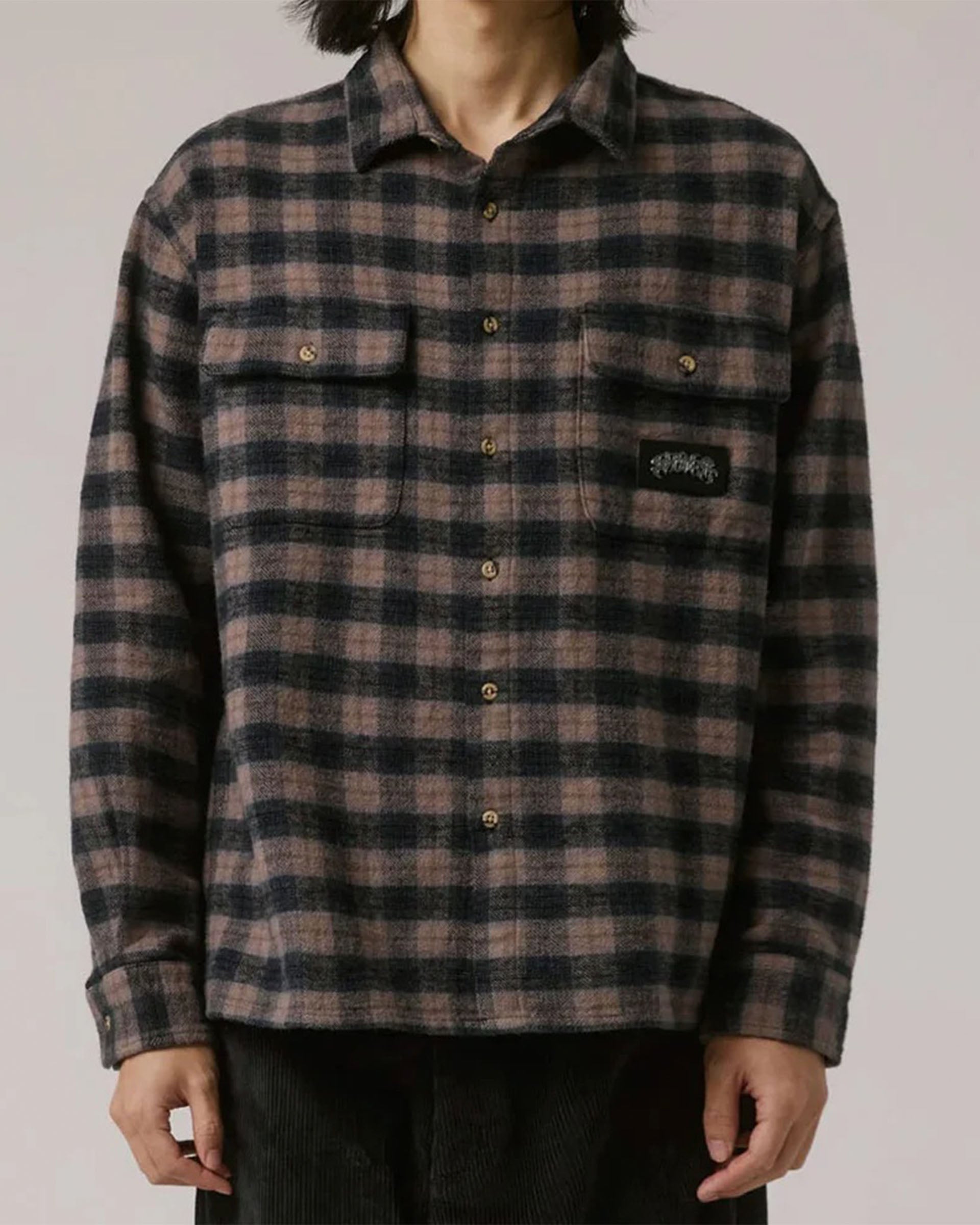 Former Men's Manners Long Sleeve T-Shirt - Taupe