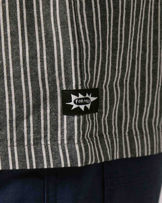 Reynolds Striped S/S Shirt - Black
