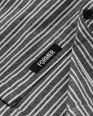 Reynolds Striped S/S Shirt - Black