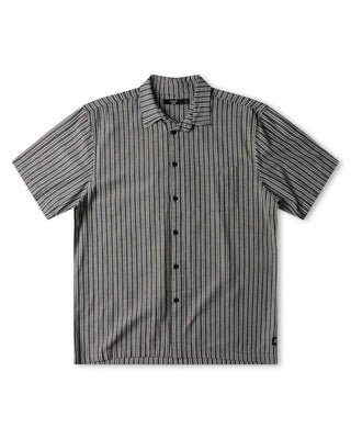 Reynolds Striped S/S Shirt - Black