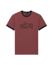Former Vanish Ringer Short Sleeve T-Shirt - Plum