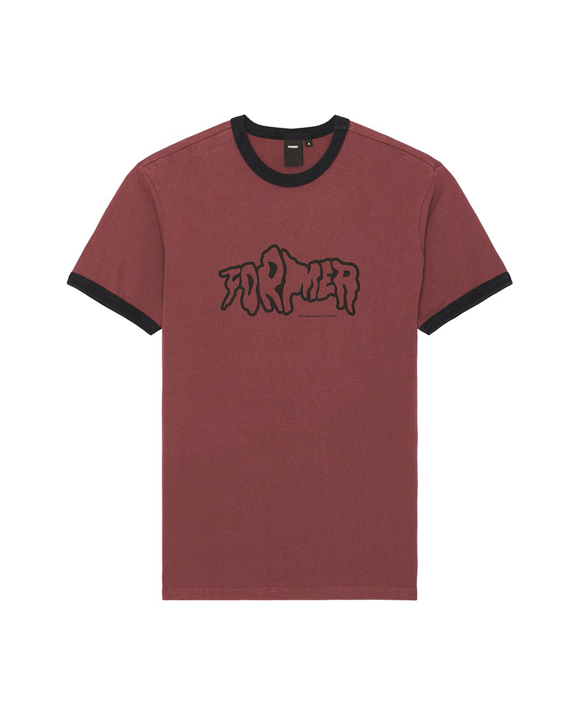 Former Vanish Ringer Short Sleeve T-Shirt - Plum