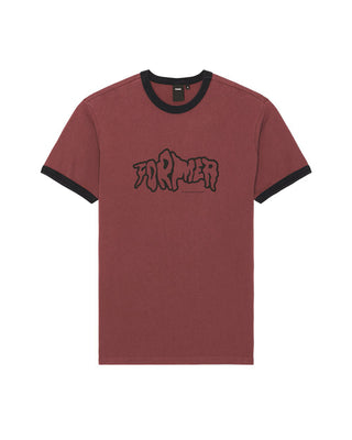 Former Vanish Ringer Short Sleeve T-Shirt - Plum