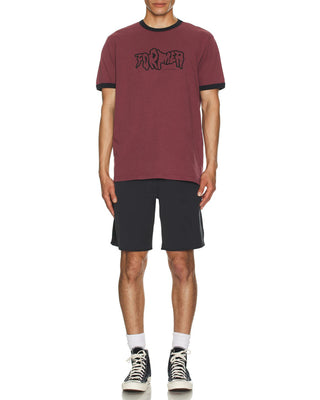 Former Vanish Ringer Short Sleeve T-Shirt - Plum
