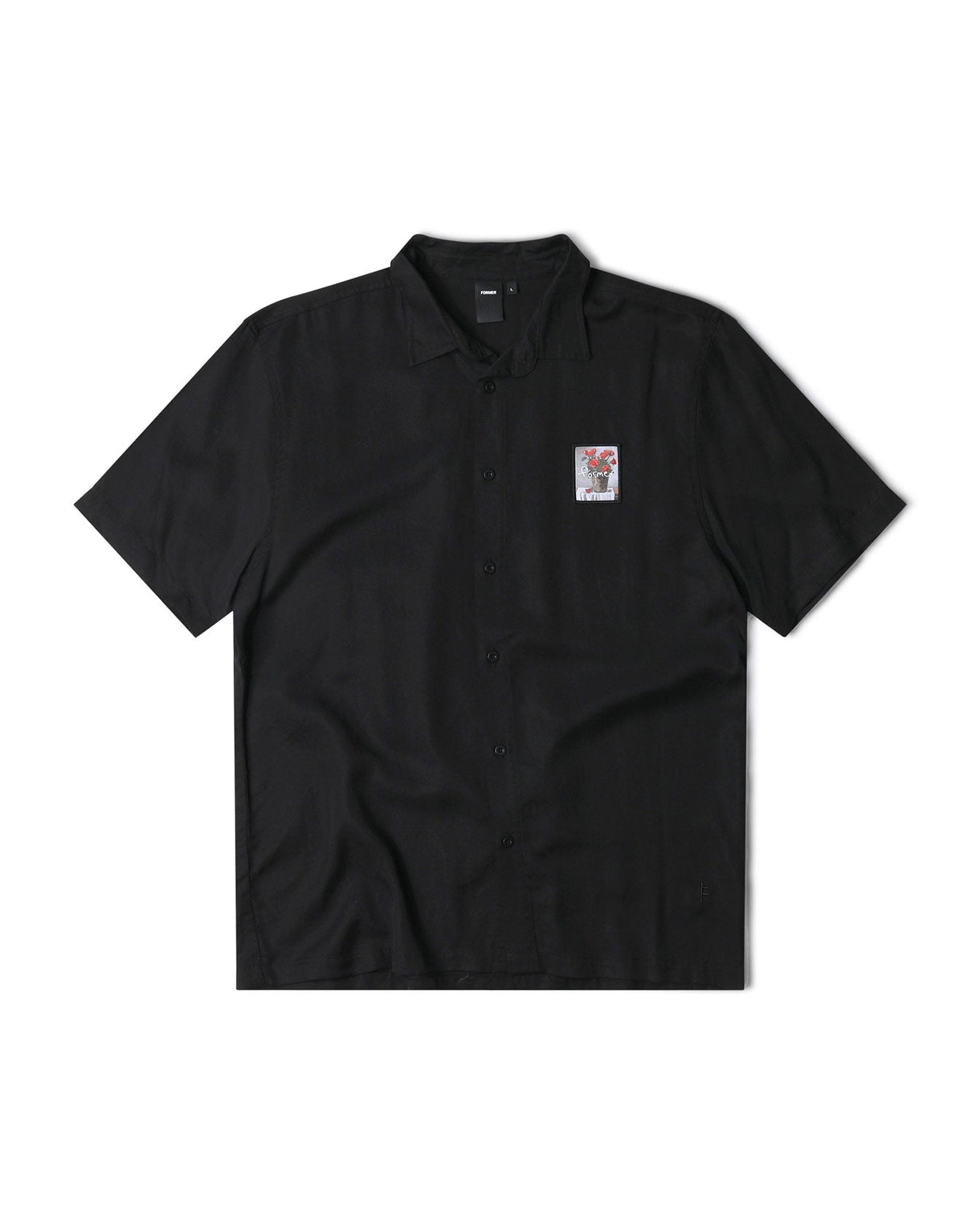 Former Vivian Still Life Short Sleeve Shirt - Black