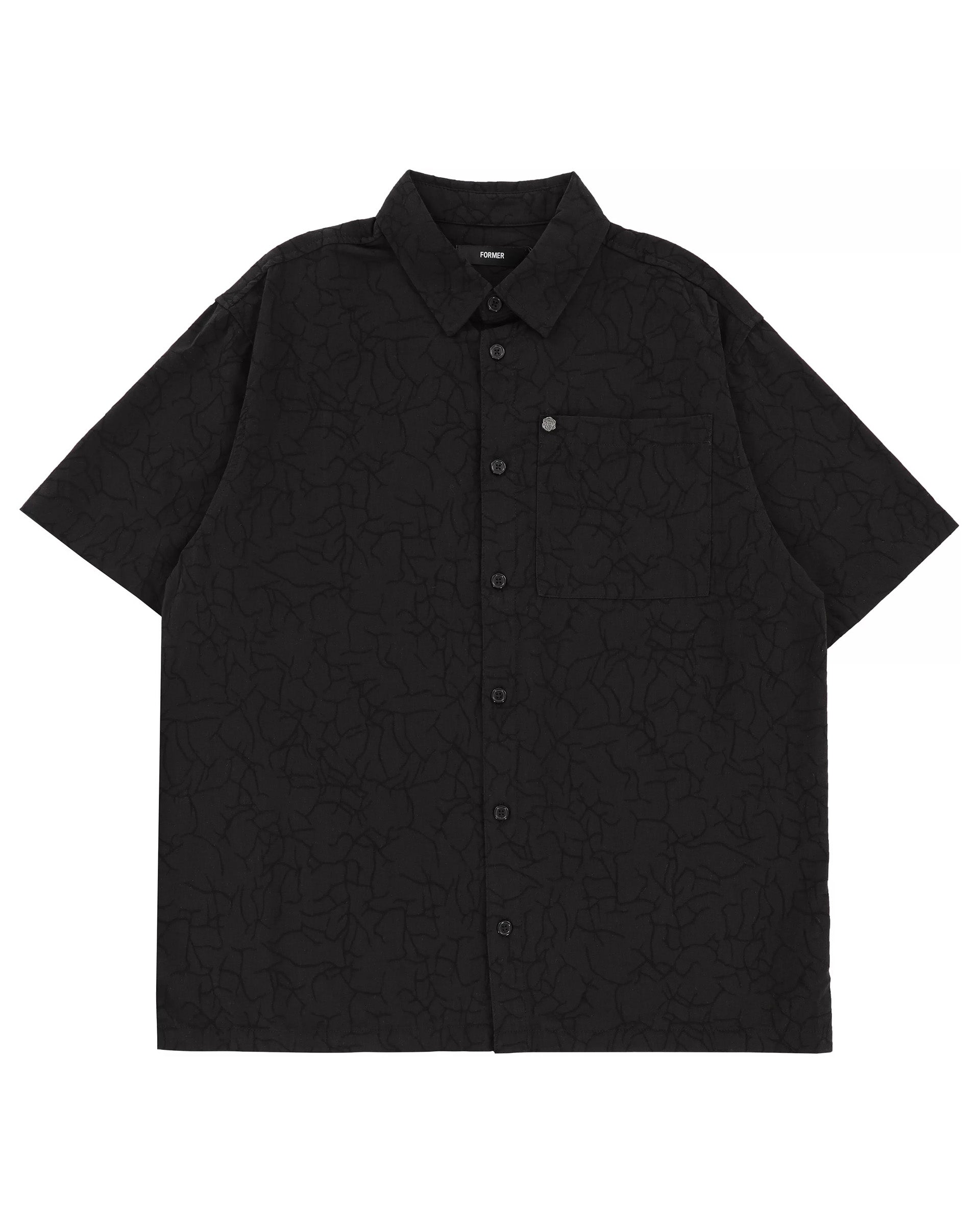 Former Vivian Vine Short Sleeve Shirt - Black