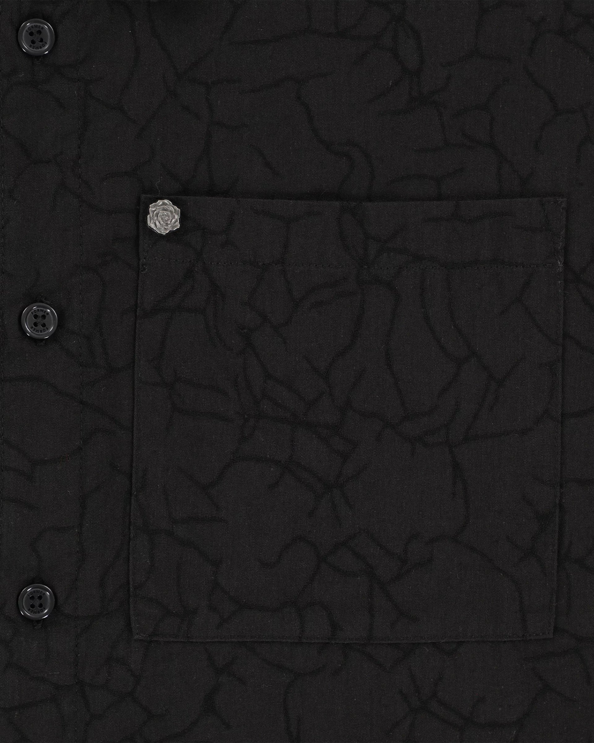 Former Vivian Vine Short Sleeve Shirt - Black