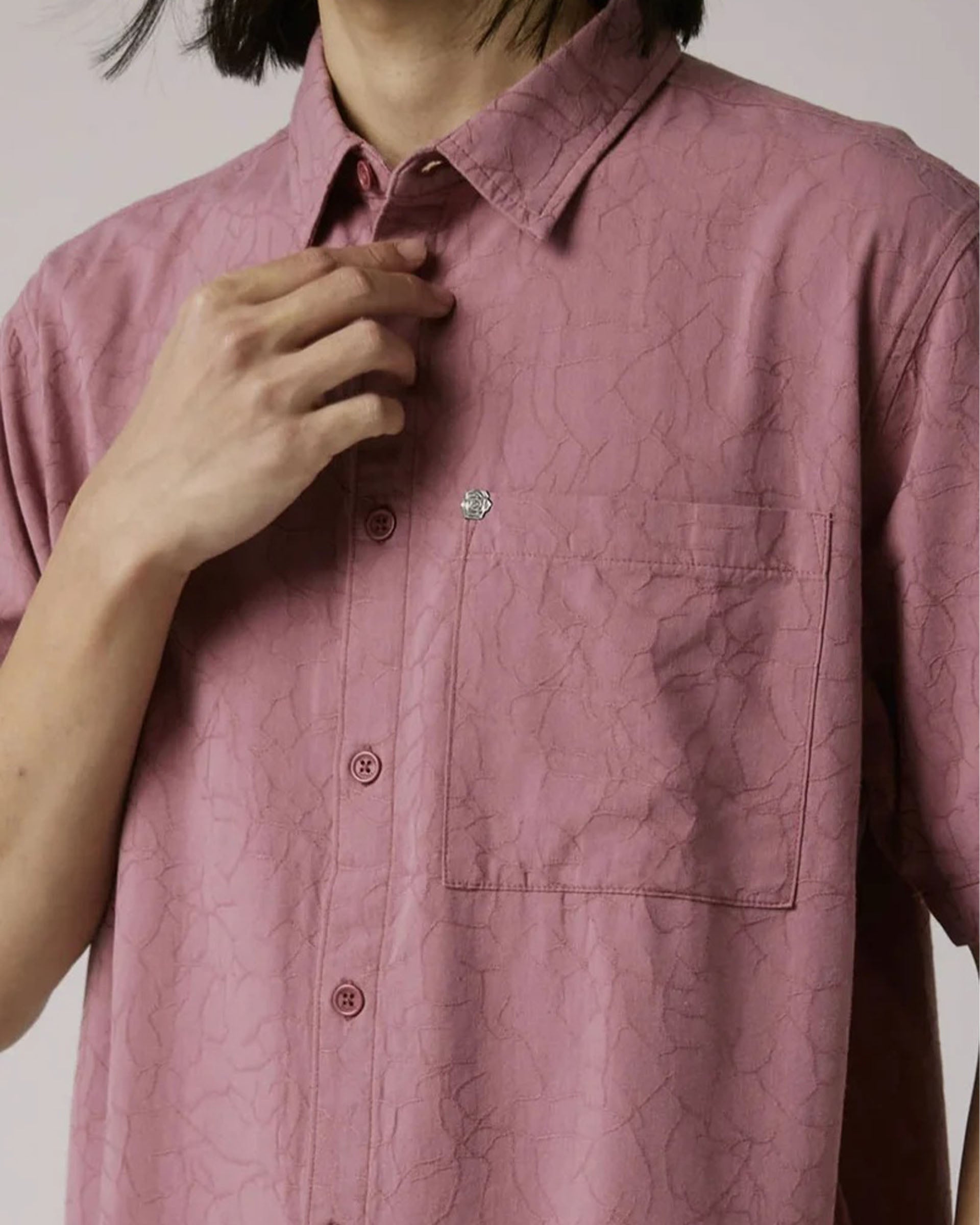 Vivian Vine S/S Shirt - Rose