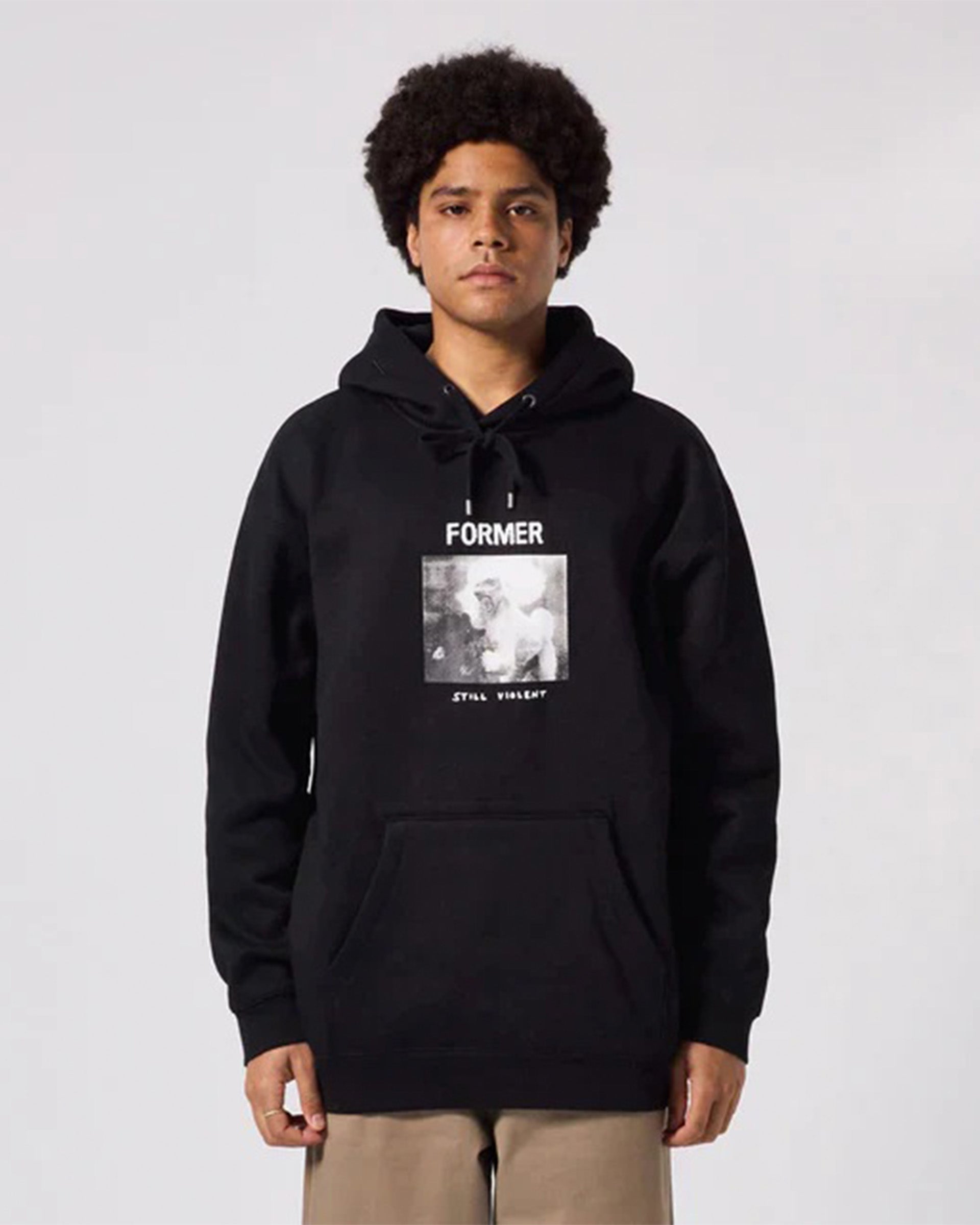 Former War Poodle Pullover Hoodie - Black