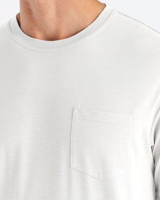 Free Fly Bamboo Flex Pocket Short Sleeve T-Shirt - Bright White