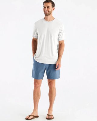Free Fly Bamboo Flex Pocket Short Sleeve T-Shirt - Bright White