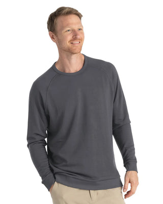 Free Fly Bamboo Lightweight Fleece Crewneck - Black Sand