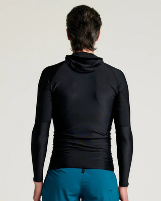 Free Fly Pinnacle Hooded Rash Guard - Black