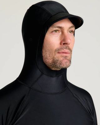 Free Fly Pinnacle Hooded Rash Guard - Black