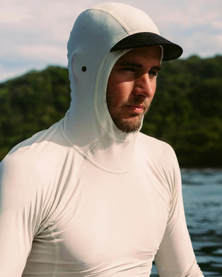 Free Fly Pinnacle Hooded Rash Guard - Birch