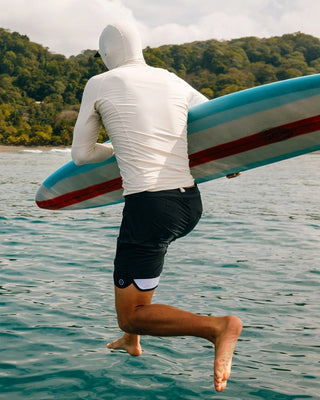 Free Fly Pinnacle Hooded Rash Guard - Birch