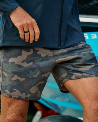 Free Fly Reverb Short - Woodland Camo Print