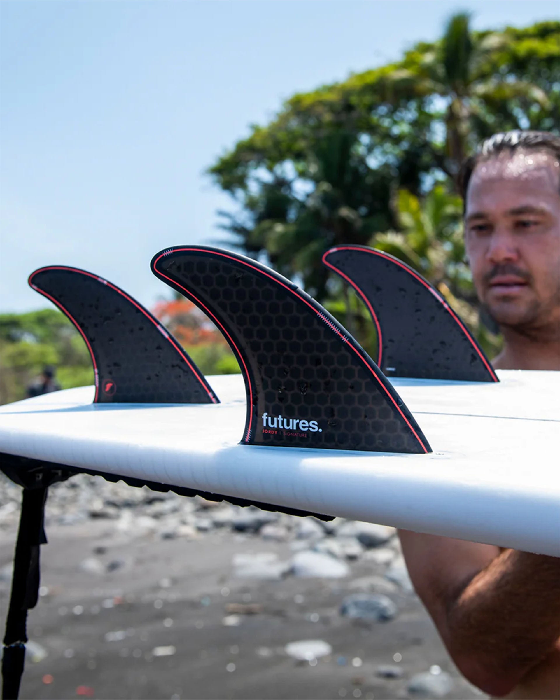 Futures Jordy Smith Signature Thruster - Black/Red