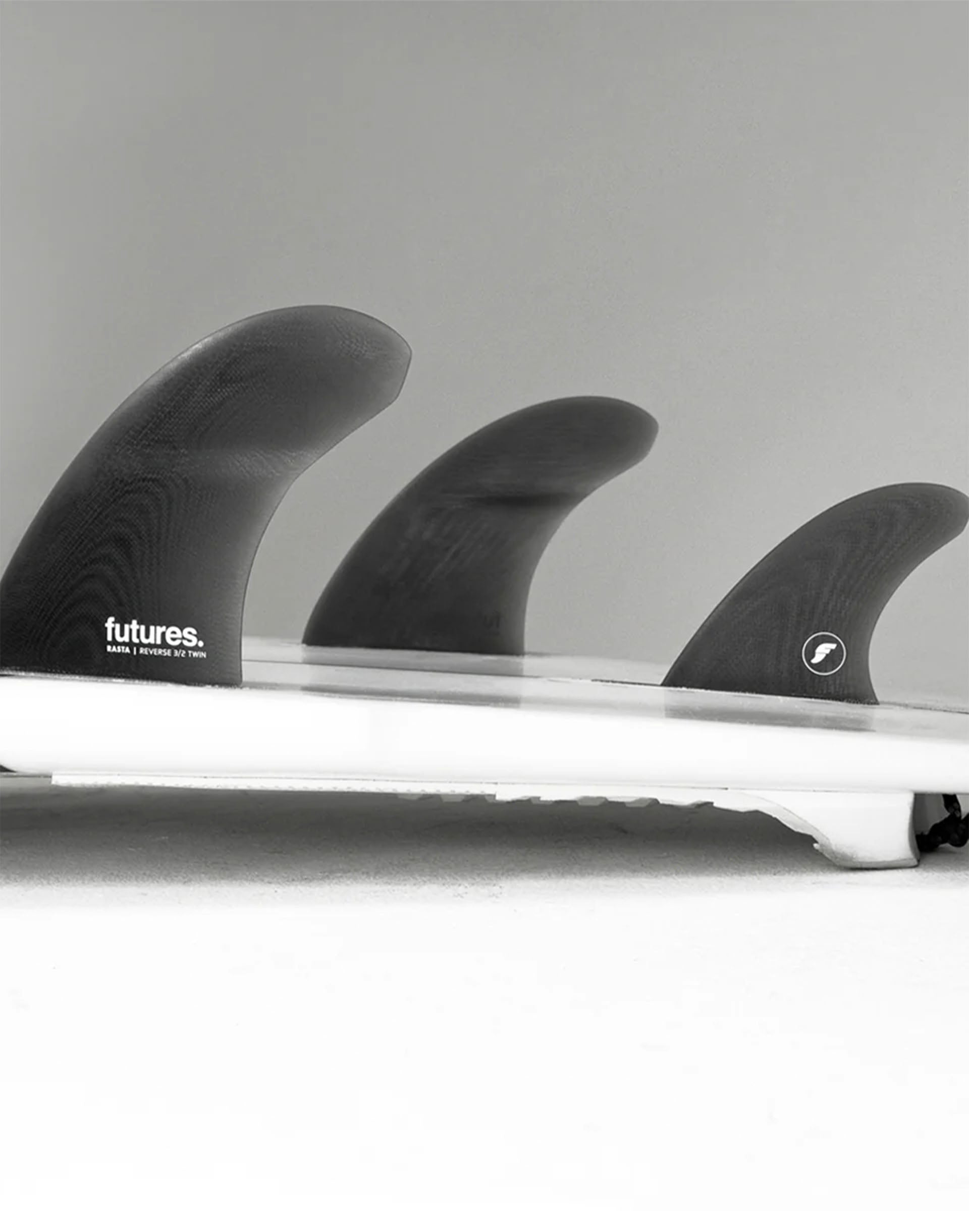 Futures Rasta Reverse 3/2 Twin +1 Fin Set