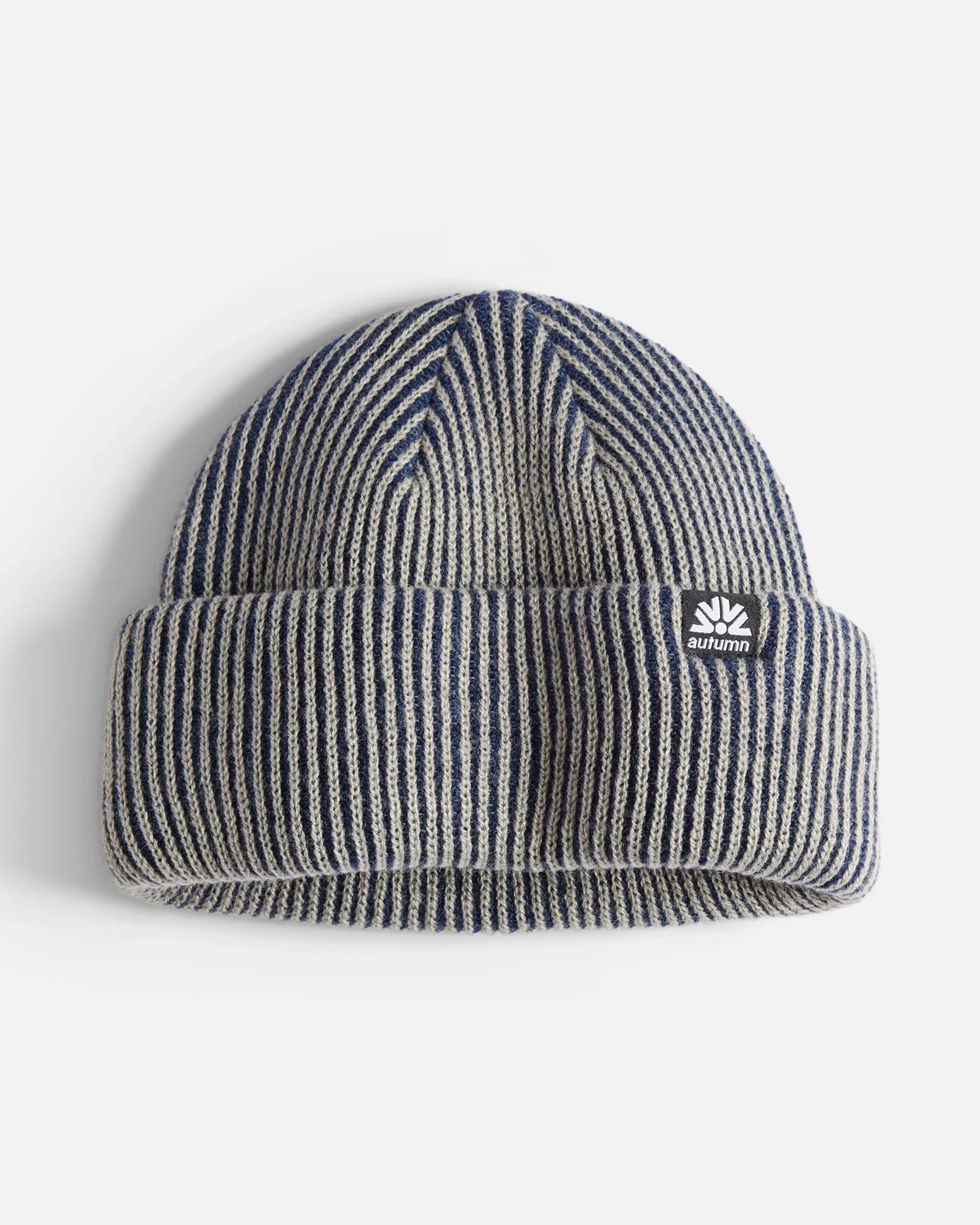 Autumn Cord Double Roll Beanie