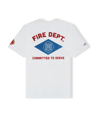 Fire Crest S/S T-Shirt - White