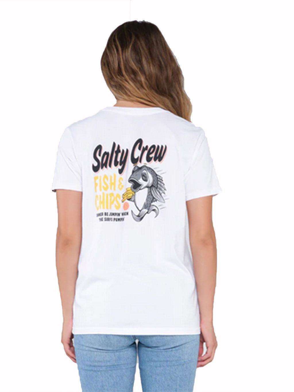 Salty Crew Women's Fish N Chips Boyfriend Tee