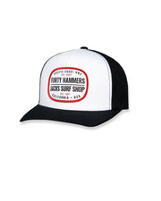 Forty Hammers Trucker Hat - Black/White
