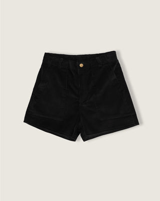 Fuzzy Cord Short - Black