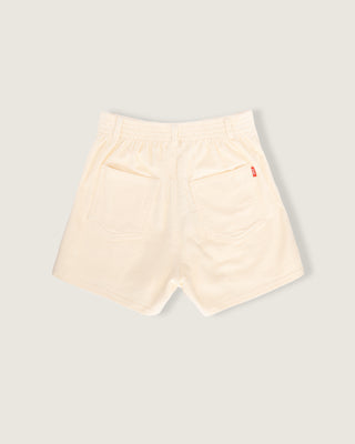 Fuzzy Cord Short - White