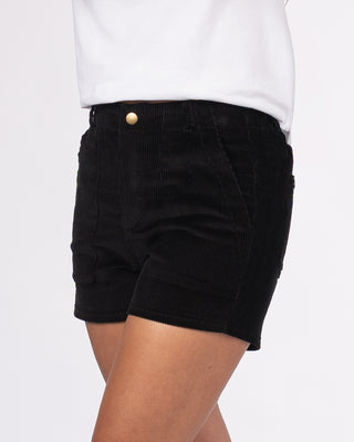 Fuzzy Cord Short - Black