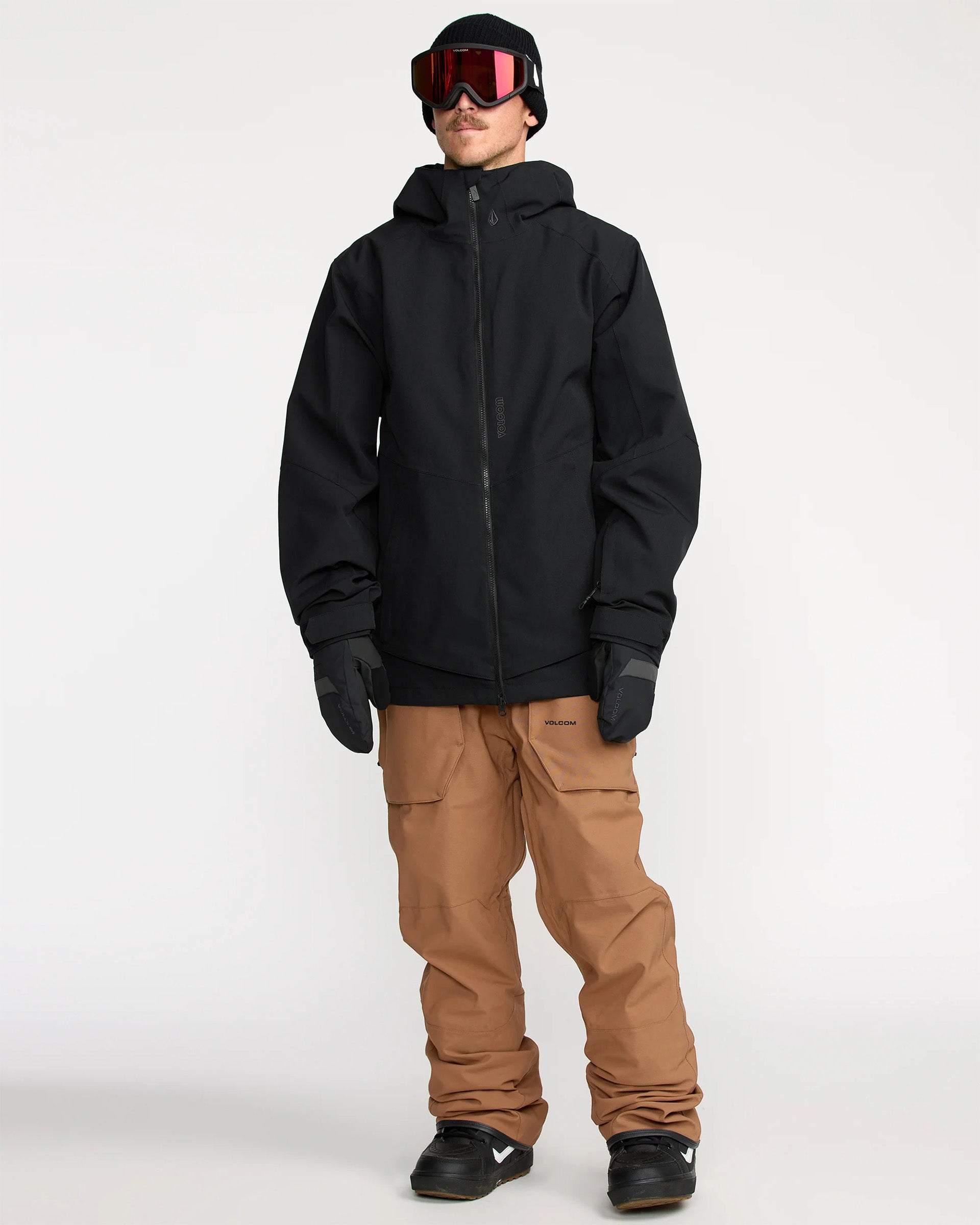 Brighton Full Zip Snow Jacket - Black