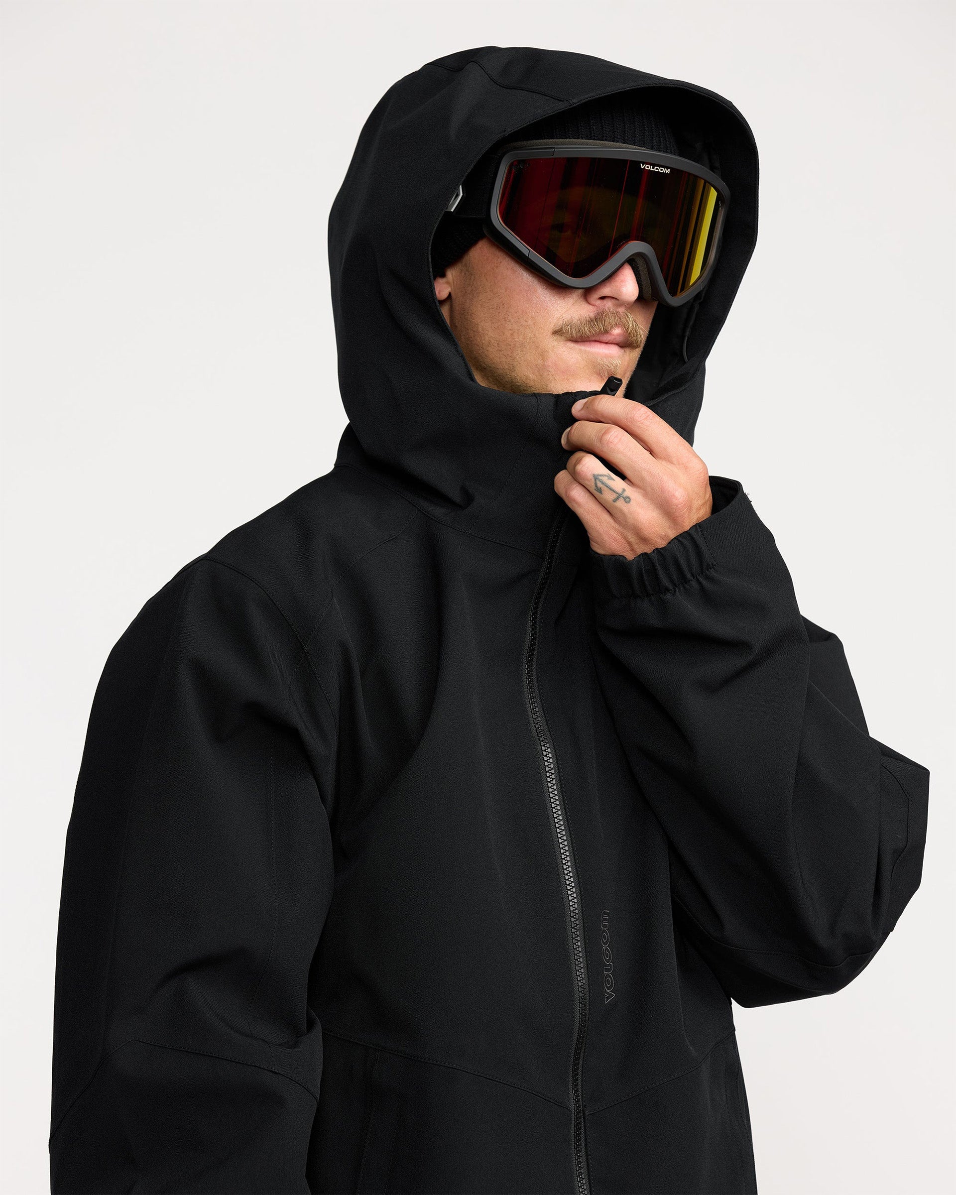 Brighton Full Zip Snow Jacket - Black