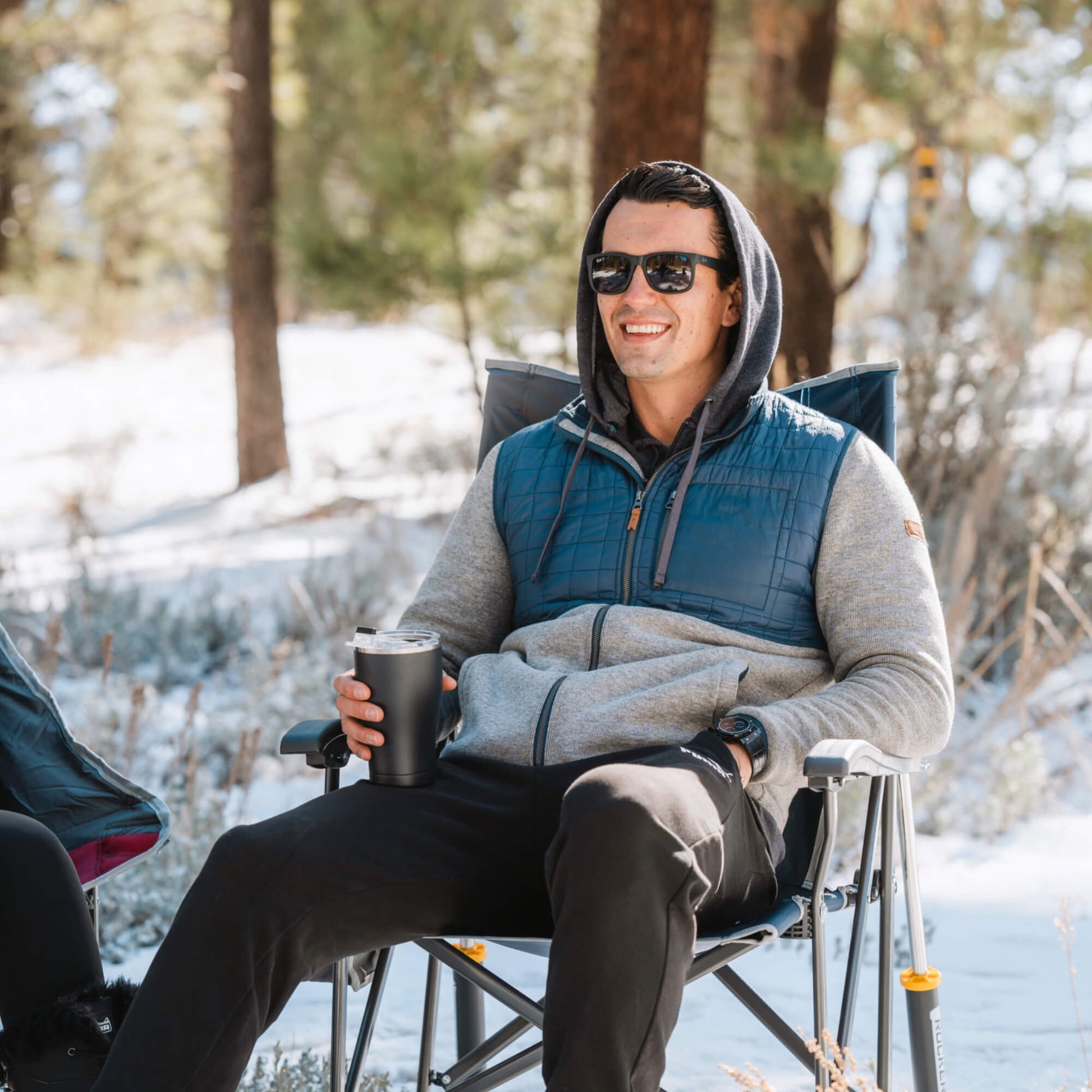 GCI Outdoor RoadTrip Rocker™ Chair - Indigo