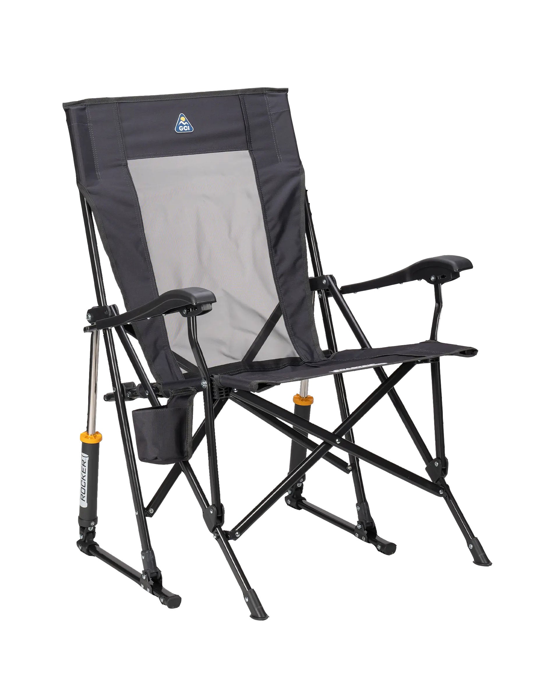 GCI Outdoor RoadTrip Rocker™ Chair - Dark Charcoal