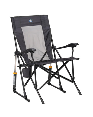 GCI Outdoor RoadTrip Rocker™ Chair - Dark Charcoal