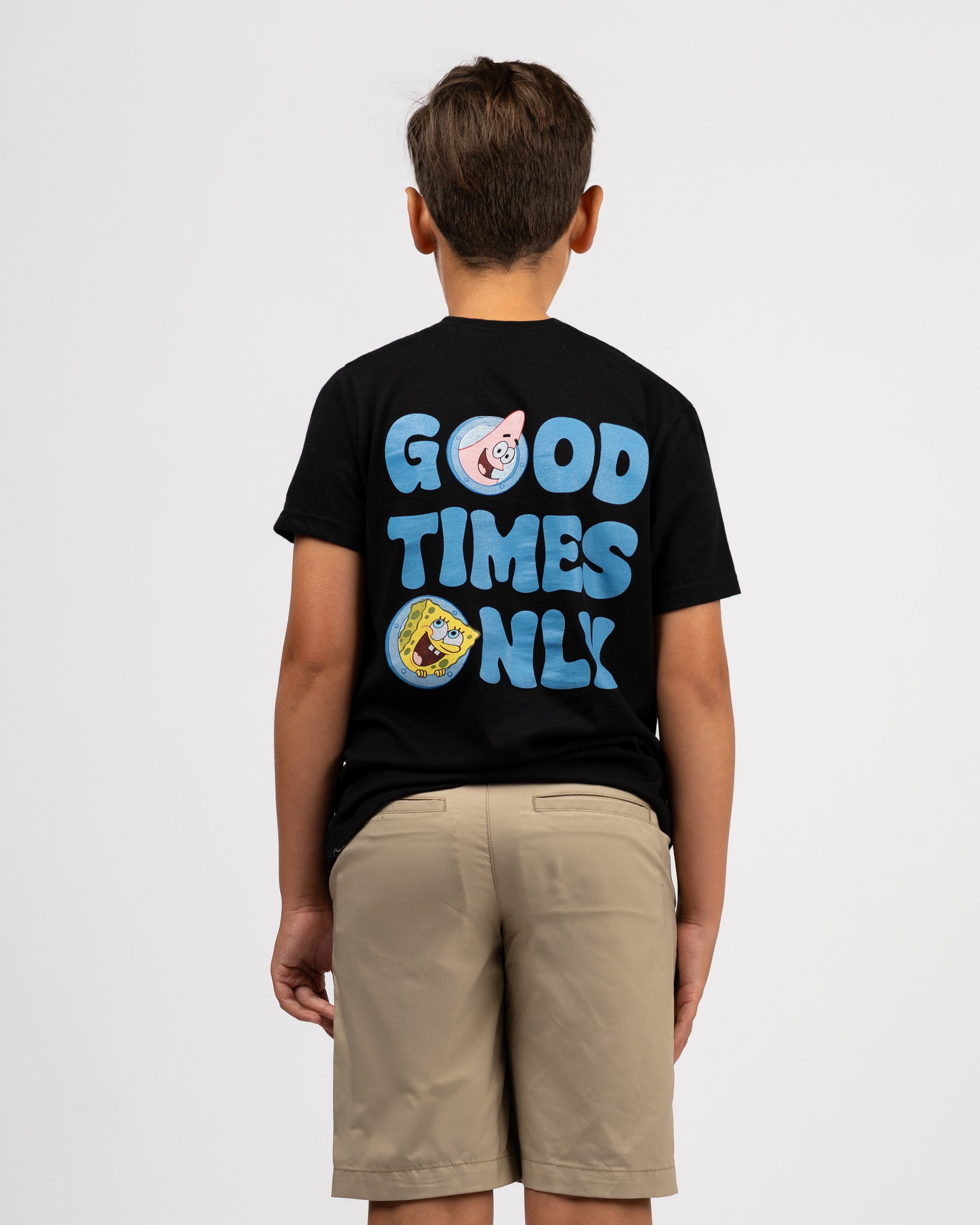 Youth (8-16) SpongeBob SquarePants x Jack's "Good Times" S/S Tee - Black 