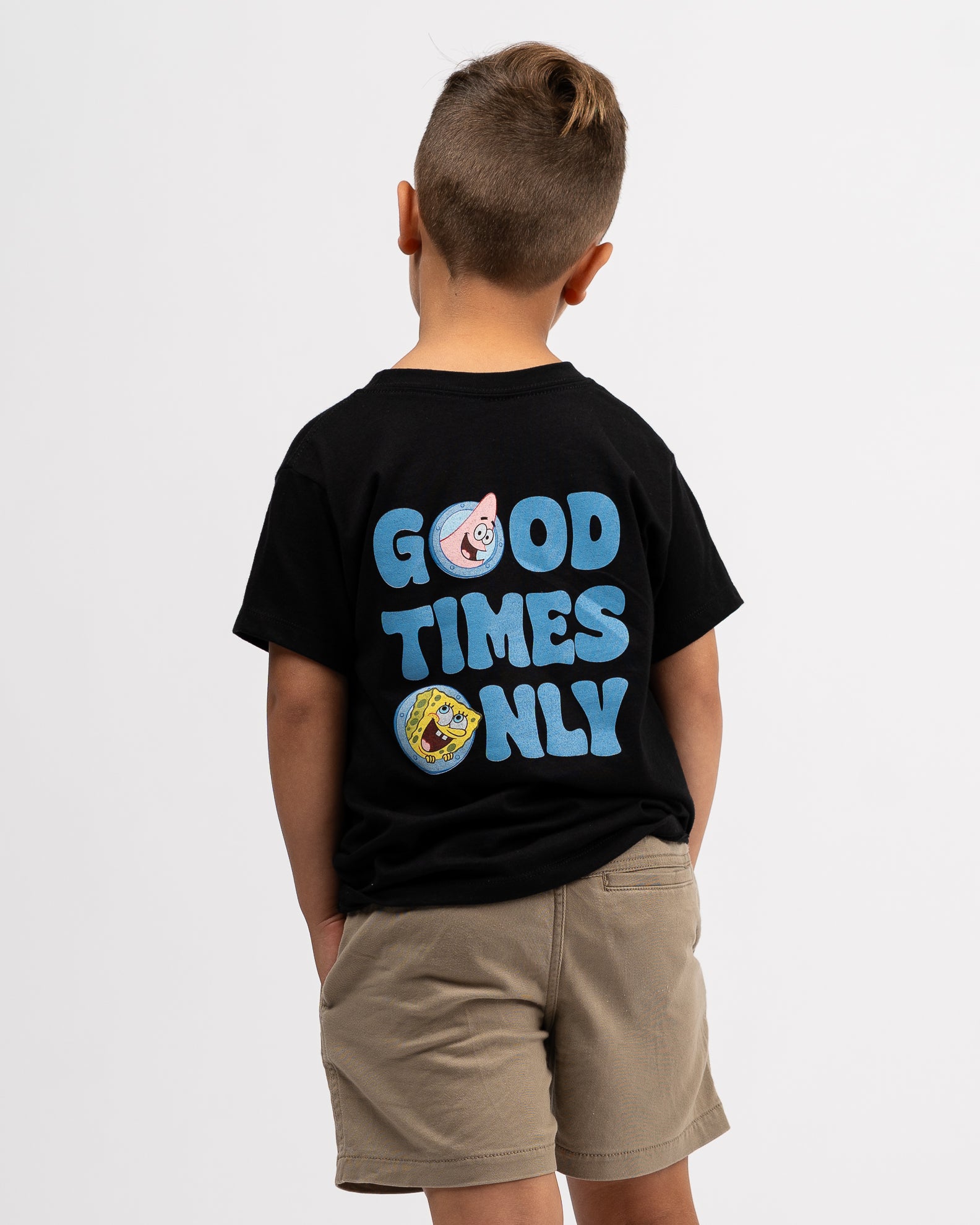 Kid's (2-7) SpongeBob SquarePants x Jack's "Good Times" S/S Tee - Black 