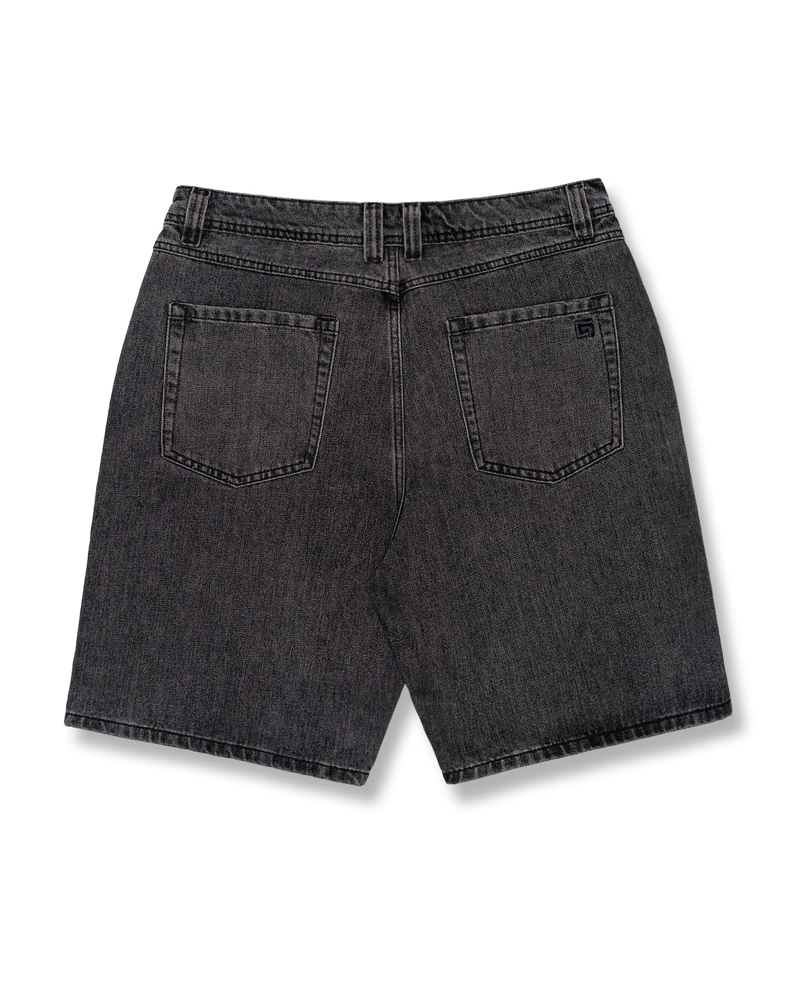 Revert Denim Shorts - Worn Black