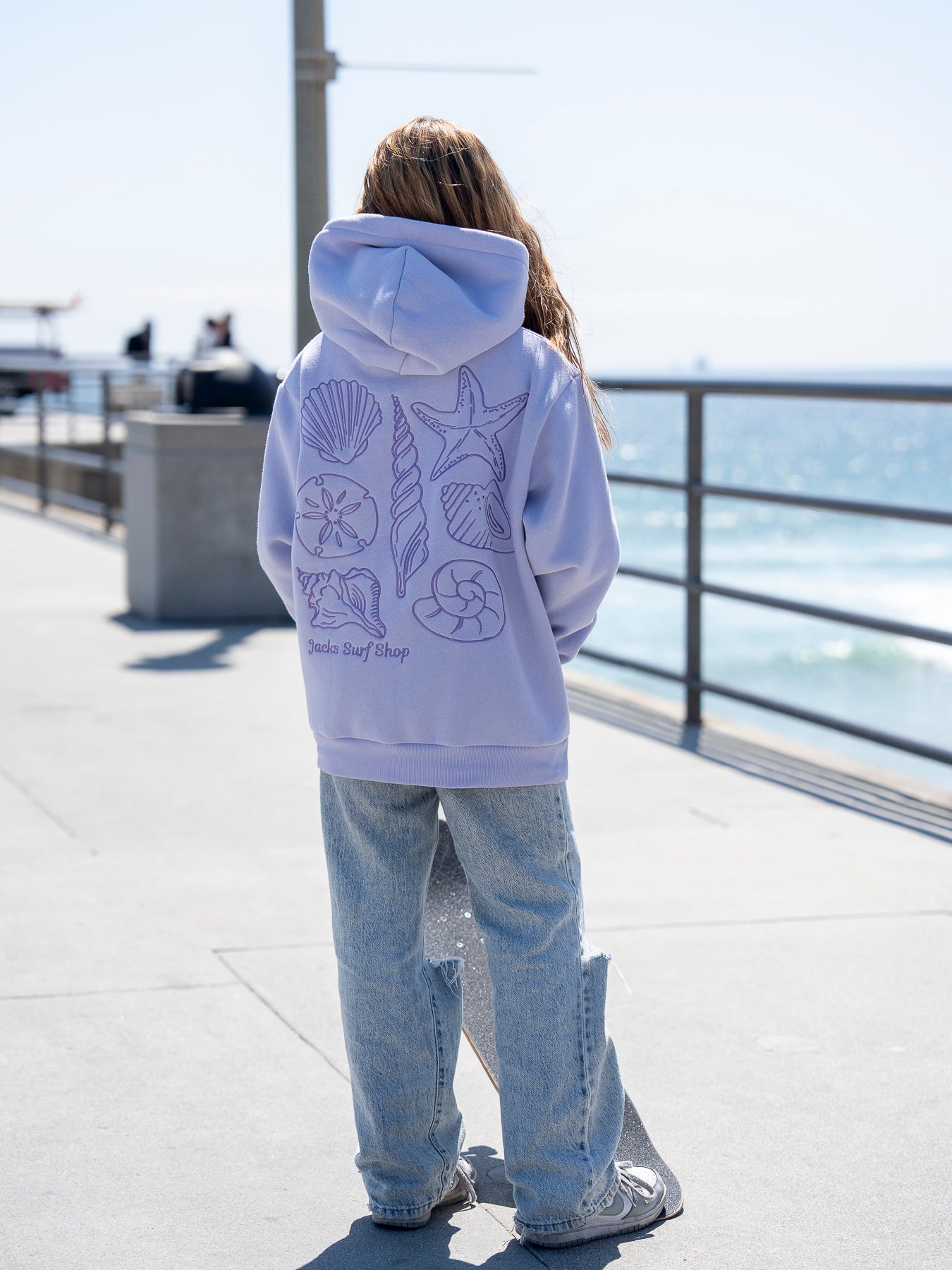 Girl's Treasure Embroidered Pullover Hoodie