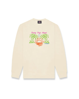 Girl's (8-16) Tropic Time Crewneck Sweater